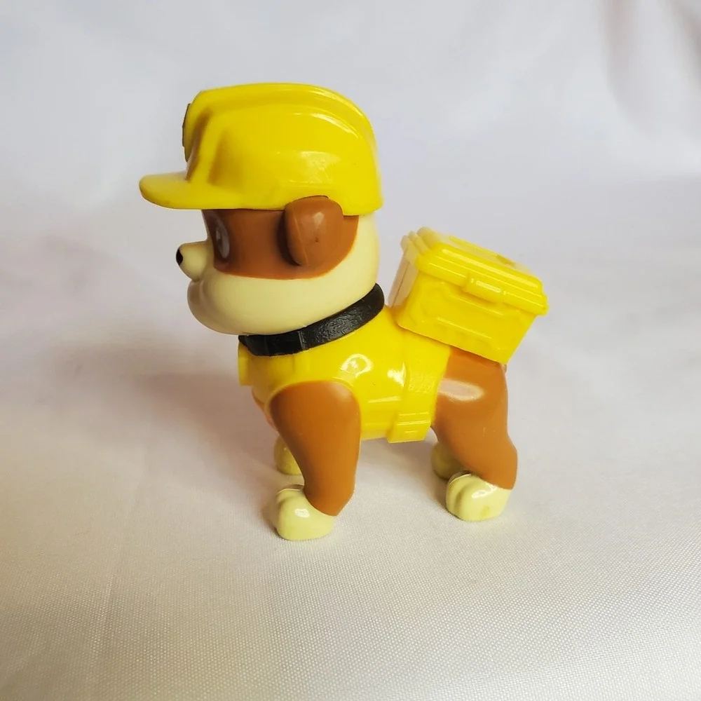 RUBBLE Nickelodeon PAW PATROL TV Show Dog PVC TOY Playset Figure 1 1/2